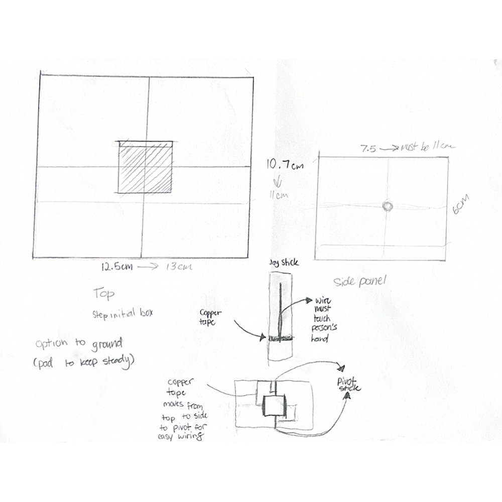 These are the first measurements for my first prototype of my final design.
