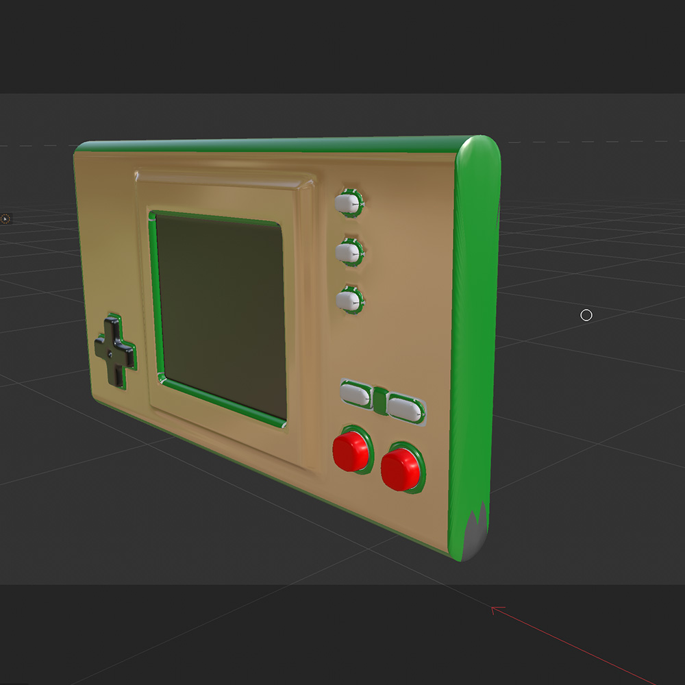 Unfortunately, the subdivision layer gets rid of the iconic shape of the outer shell and it seems that there isn&rsquo;t a way to subdivide specific surfaces of a model.
