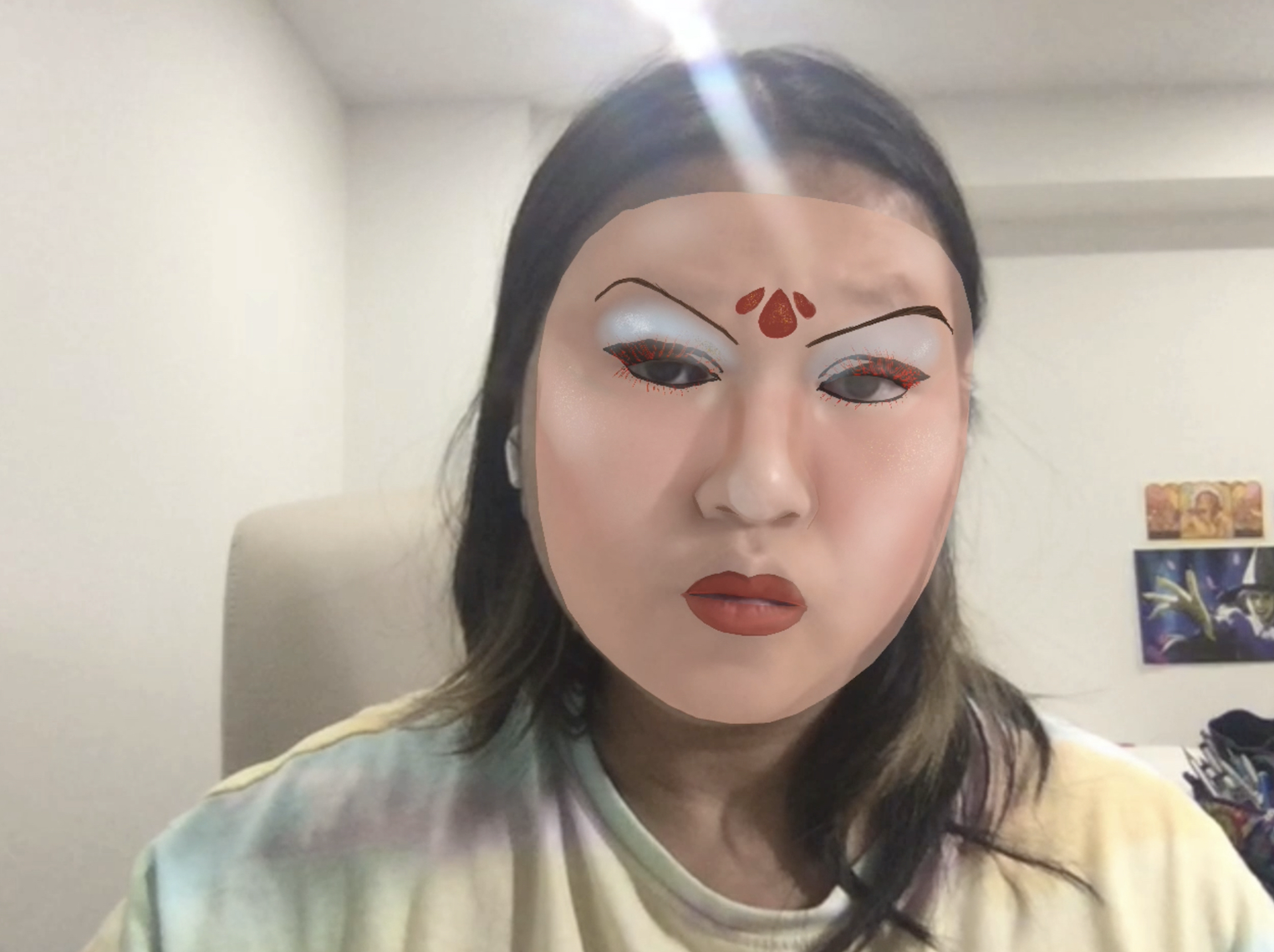 Video of mask demo, video did not work when loading in.